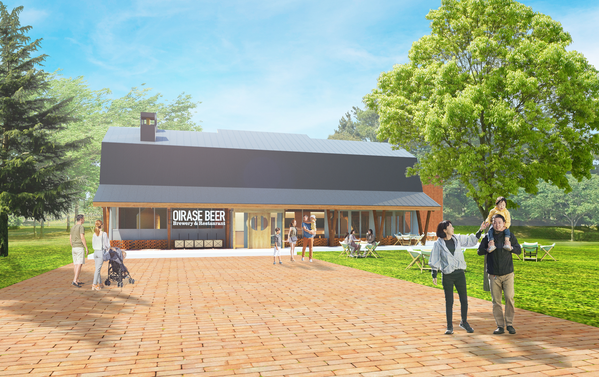 奥入瀬ブルワリーレストラン&あら、りんご。青森ファクトリーグランドオープン1