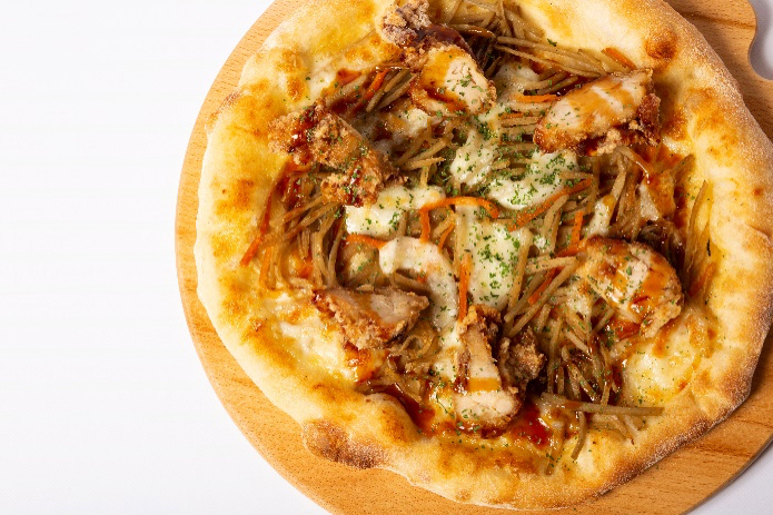 シャキッと!ごぼっと!きんぴらピザ